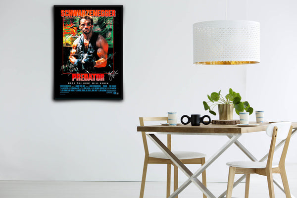 Predator Signed Poster with COA