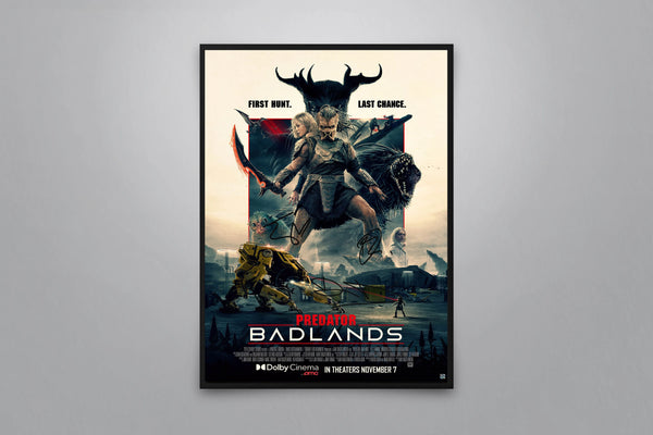 Predator: Badlands Signed Poster with COA