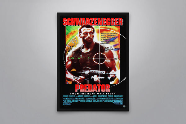 Predator Signed Poster with COA