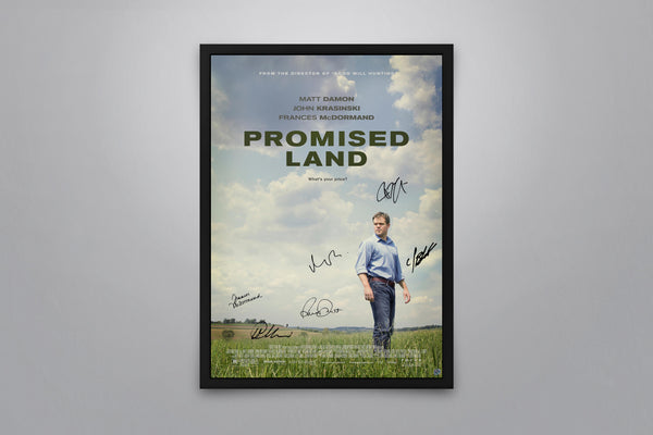 Promised Land Signed Poster with COA