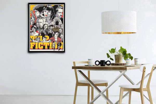 Pulp Fiction Signed Poster with COA