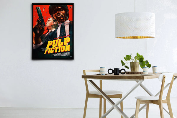 Pulp Fiction Signed Poster with COA