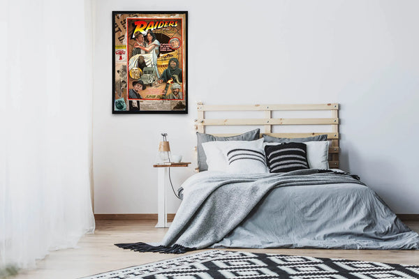 Indiana Jones and the Raiders of the Lost Ark Signed Poster with COA