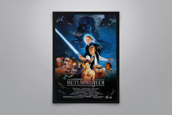 Star Wars: Episode VI - Return of the Jedi Signed Poster with COA