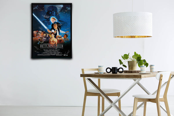 Star Wars: Episode VI - Return of the Jedi Signed Poster with COA