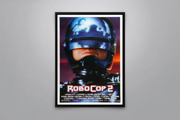 RoboCop 2 Signed Poster with COA