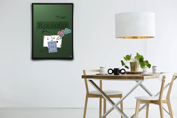 Rounders Signed Poster with COA
