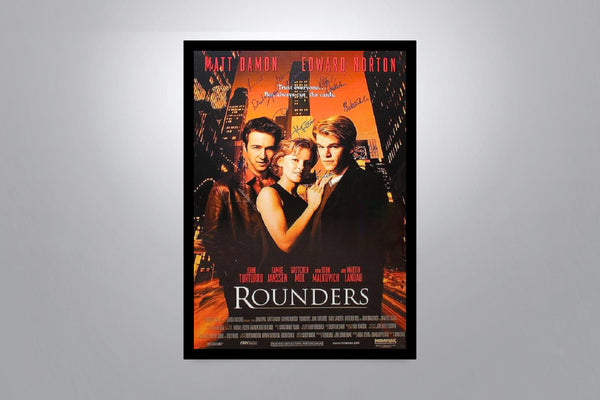 Rounders Signed Poster with COA