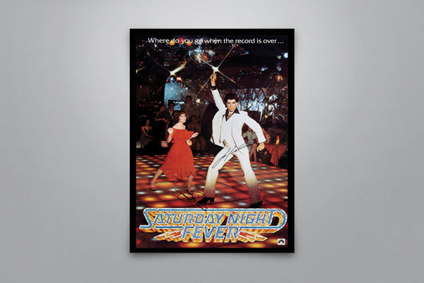 SATURDAY NIGHT FEVER - Signed Movie Poster