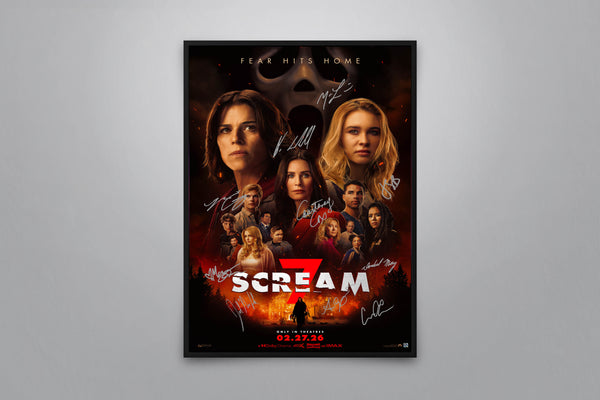 Scream 7 Signed Poster with COA