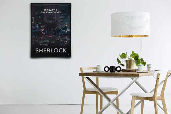Sherlock: The Final Problem Signed Poster with COA