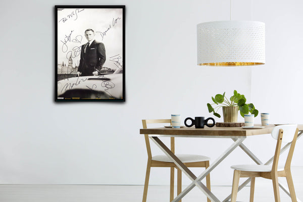 James Bond Skyfall Signed Poster with COA