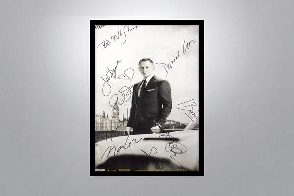 James Bond Skyfall Signed Poster with COA