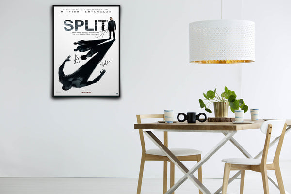 Split Signed Poster with COA