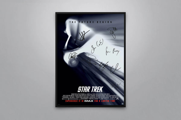 Star Trek Signed Poster with COA