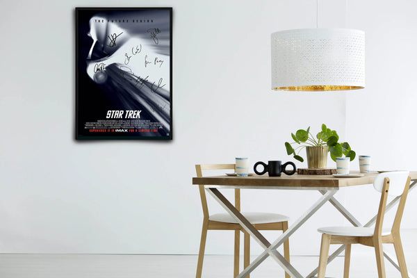 Star Trek Signed Poster with COA