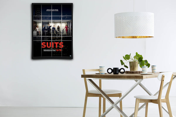 Suits Signed Poster with COA