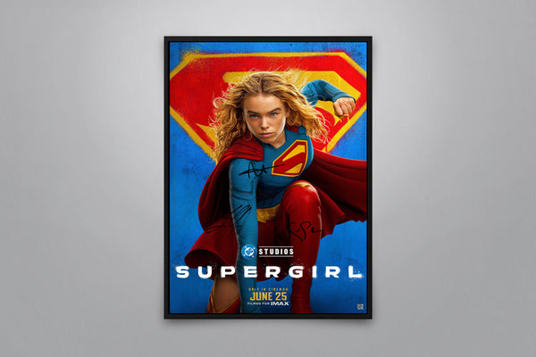 Supergirl Signed Poster with COA
