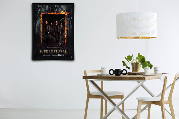 Supernatural Signed Poster with COA
