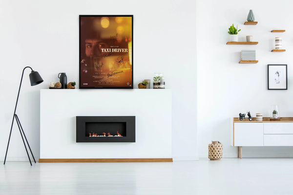 Taxi Driver 40th Anniversary Signed Poster with COA