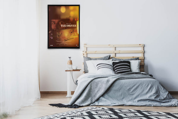 Taxi Driver 40th Anniversary Signed Poster with COA