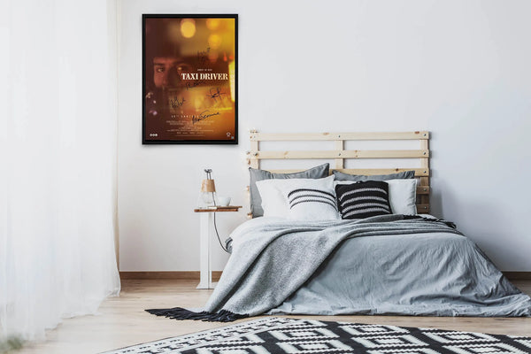 Taxi Driver 40th Anniversary Signed Poster with COA