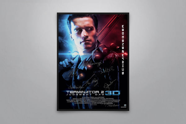 Terminator 2: Judgment Day Signed Poster with COA