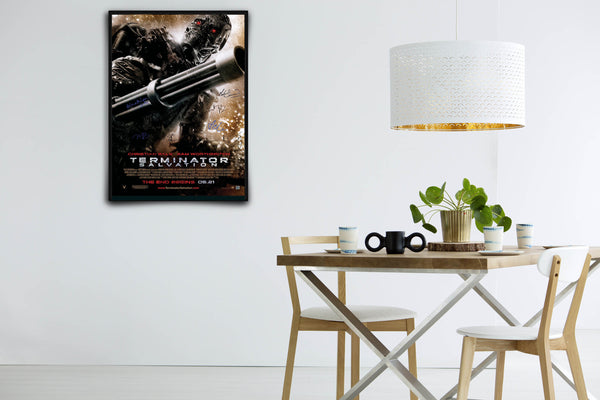 Terminator Salvation Signed Poster with COA