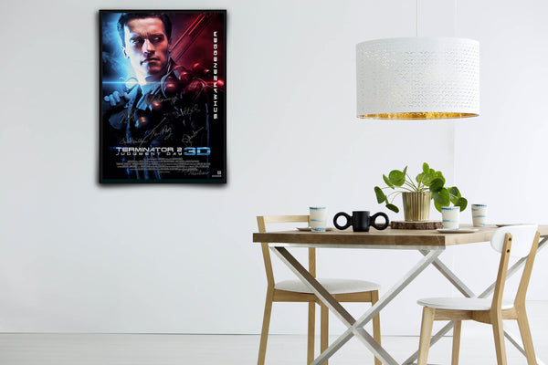 Terminator 2: Judgment Day Signed Poster with COA