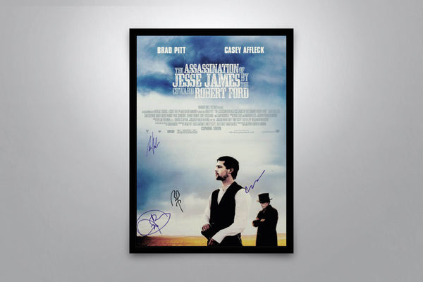 The Assassination of Jesse James by the Coward Robert Ford Signed Poster with COA