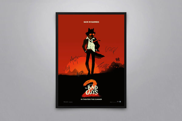 The Bad Guys 2 Signed Poster with COA