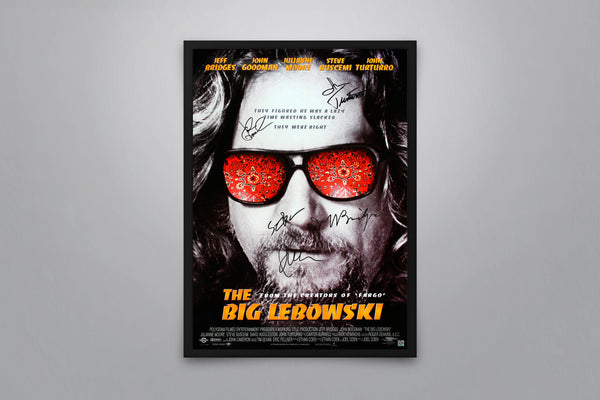 The Big Lebowski Signed Poster with COA