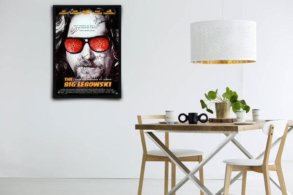 The Big Lebowski Signed Poster with COA