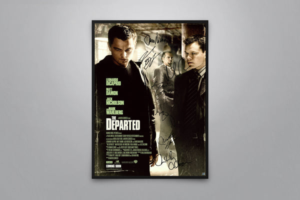 The Departed Signed Poster with COA