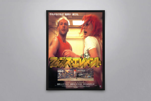 The Fifth Element Signed Poster with COA
