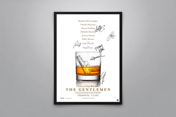 The Gentlemen Signed Poster with COA