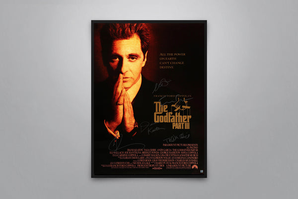 The Godfather Part III Signed Poster with COA