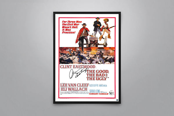 The Good, the Bad, and the Ugly Signed Poster with COA