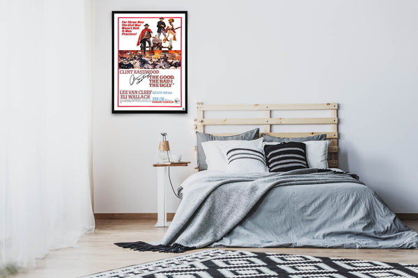The Good, the Bad, and the Ugly Signed Poster with COA