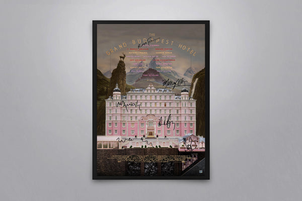 The Grand Budapest Hotel Signed Poster with COA