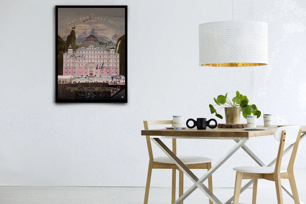 The Grand Budapest Hotel Signed Poster with COA