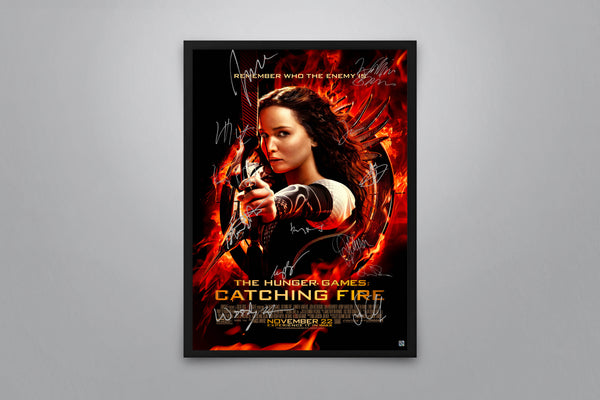 The Hunger Games: Catching Fire Signed Poster with COA