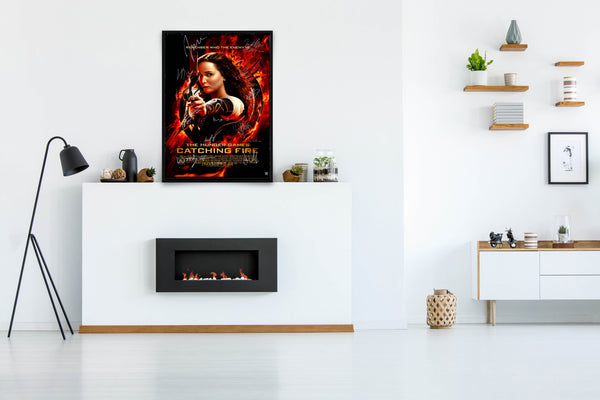 The Hunger Games: Catching Fire Signed Poster with COA