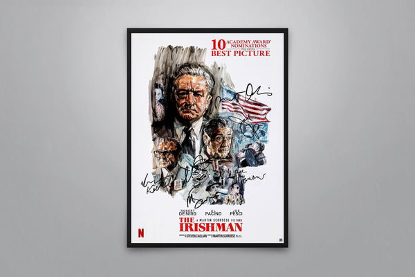 The Irishman Signed Poster with COA