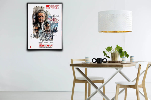 The Irishman Signed Poster with COA