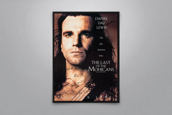 The Last of the Mohicans Signed Poster with COA