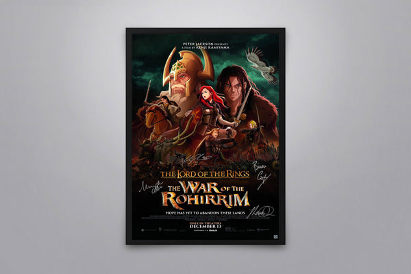 The Lord of the Rings: The War of the Rohirrim - Signed Poster + COA