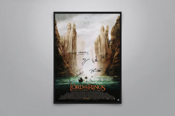 The Lord of the Rings: The Fellowship of the Ring Signed Poster with COA
