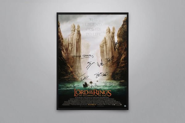 The Lord of the Rings: The Fellowship of the Ring Signed Poster with COA