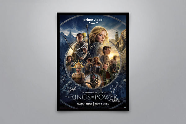 The Lord of the Rings: The Rings of Power - Signed Poster + COA